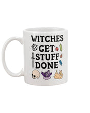 Load image into Gallery viewer, Witches Get Stuff Done Mug Best Gifts For Witch Lovers On Halloween 11 Oz - 15 Oz Mug
